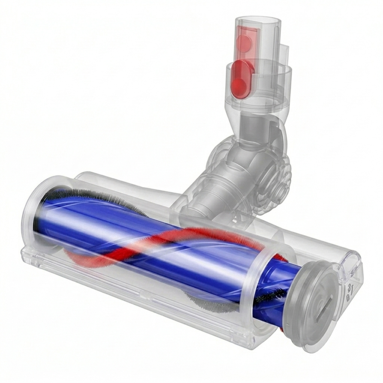 Replacement Electric Floor Roller Brush for Dyson V7 V8 V10 V11 - Cross Tangle